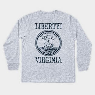 Liberty Virginia Kids Long Sleeve T-Shirt